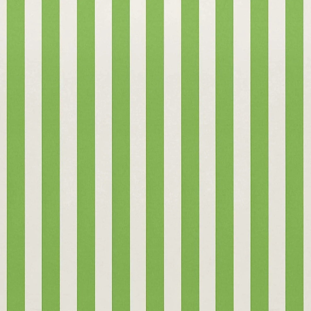 High Back Foam Chair Cushion | 44 x 22 x 3 | Kiwi Green & White Stripe | SUMMER FLASH SALE - RSH Decor