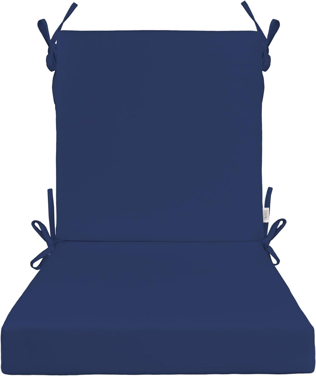 High Back Foam Chair Cushion | 44 x 22 x 3 | Navy | SUMMER FLASH SALE - RSH Decor