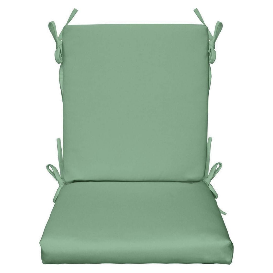 High Back Foam Chair Cushion | 44 x 22 x 3 | Spa Blue | SUMMER FLASH SALE - RSH Decor