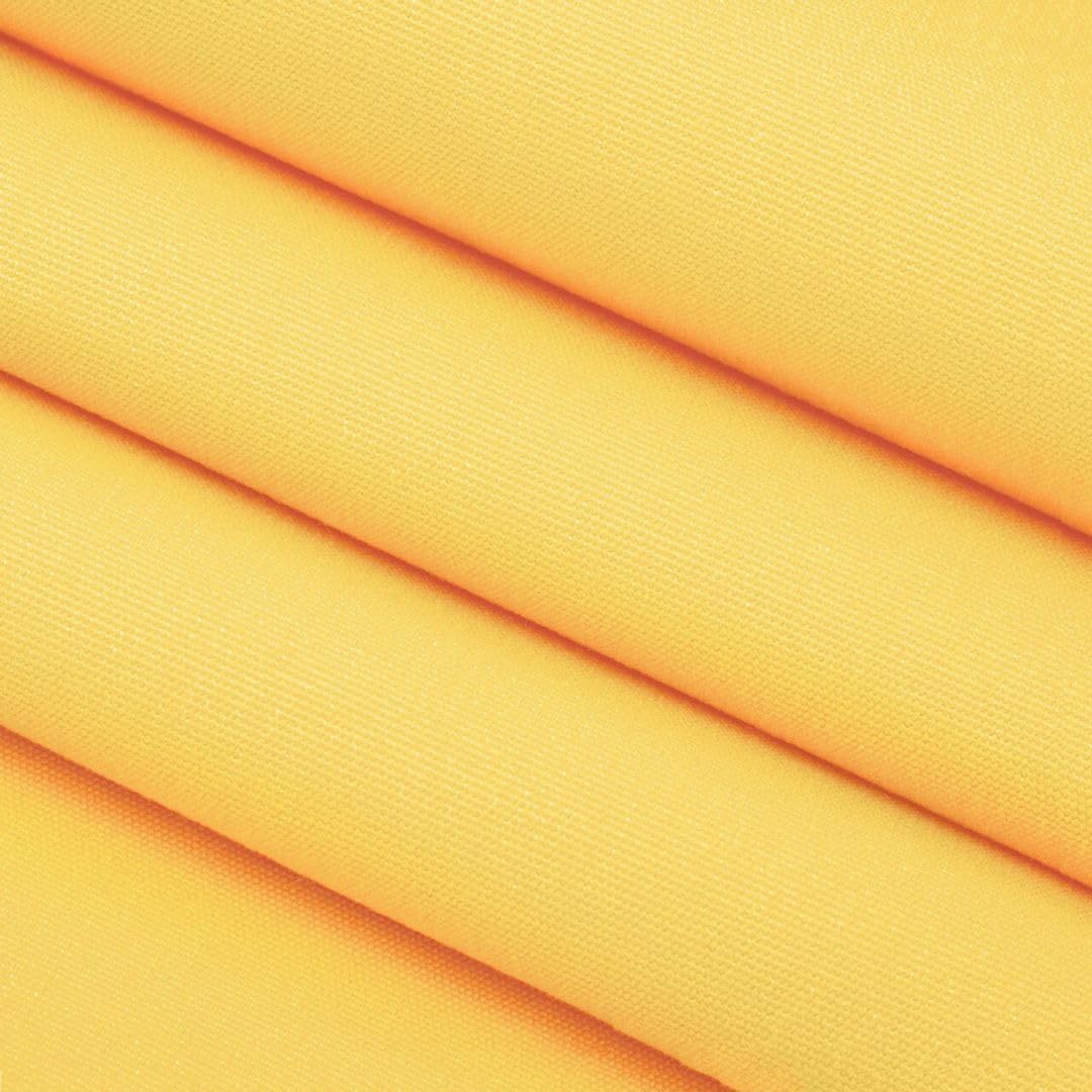Indoor Outdoor Set of 2 Jumbo (24" x 8") Bolster Neckroll Pillows Made of Sunbrella Canvas Buttercup Yellow - RSH Decor