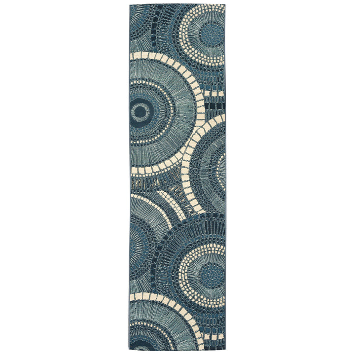 Liora Manne Marina Circles Indoor/Outdoor Rug | Delft - RSH Decor