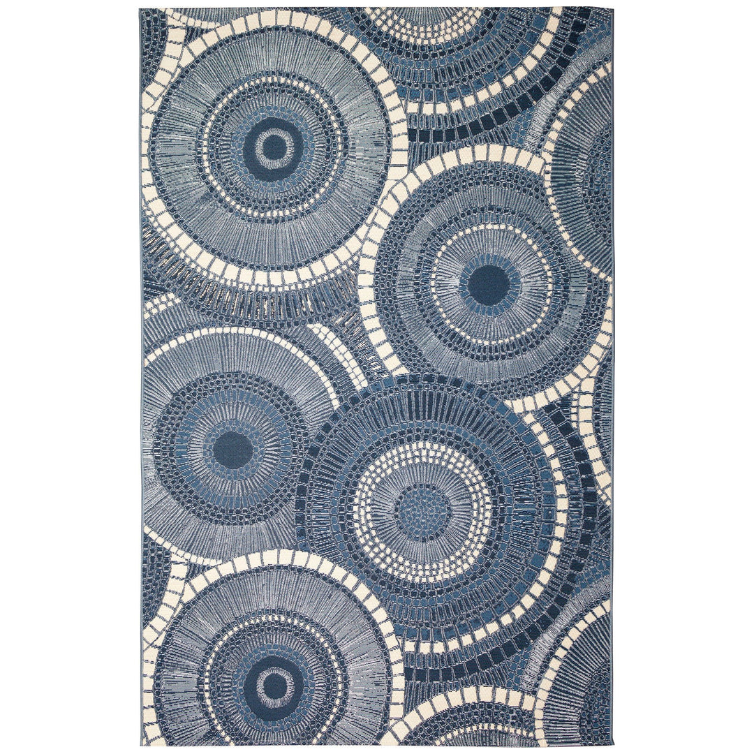 Liora Manne Marina Circles Indoor/Outdoor Rug | Delft - RSH Decor