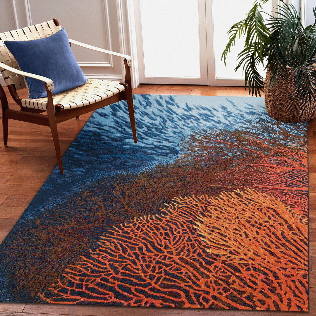 Liora Manne Marina Coral Indoor/Outdoor Rug | Ocean - RSH Decor