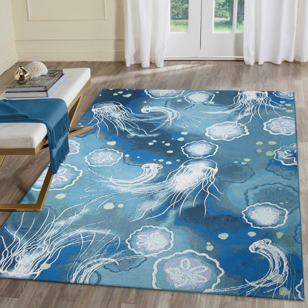 Liora Manne Marina Jelly Fish Indoor/Outdoor Rug | Bloom - RSH Decor