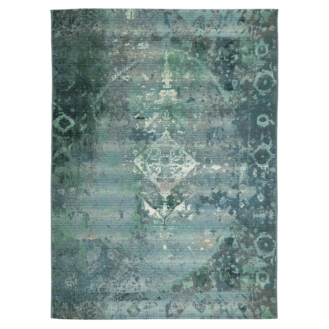 Liora Manne Marina Kermin Indoor/Outdoor Rug | Blue - RSH Decor