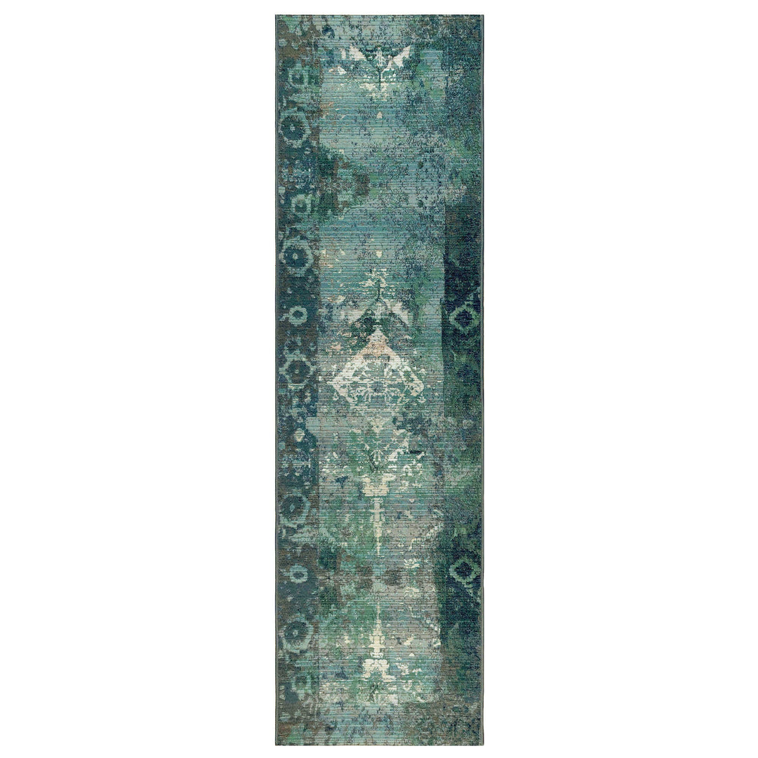 Liora Manne Marina Kermin Indoor/Outdoor Rug | Blue - RSH Decor