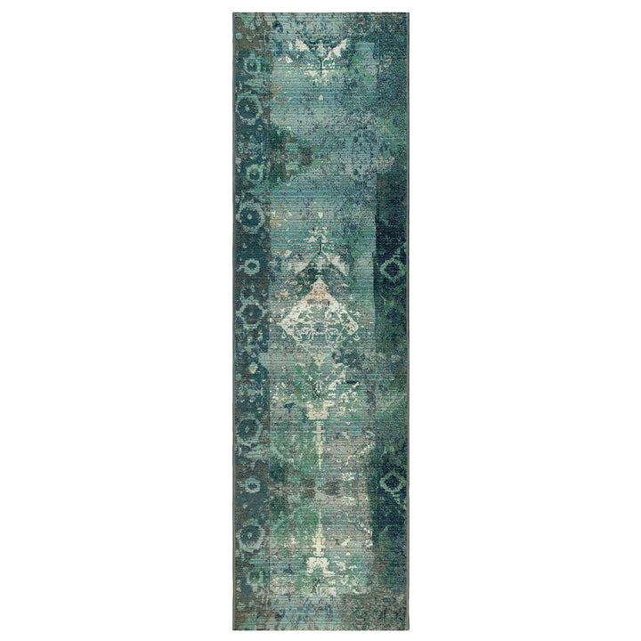 Liora Manne Marina Kermin Indoor/Outdoor Rug | Blue - RSH Decor