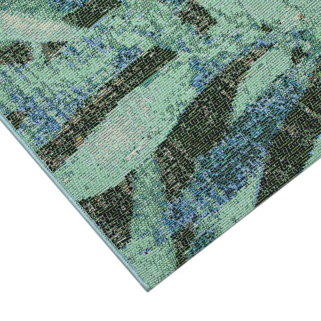 Liora Manne Marina Leaves Indoor/Outdoor Rug | Blue - RSH Decor