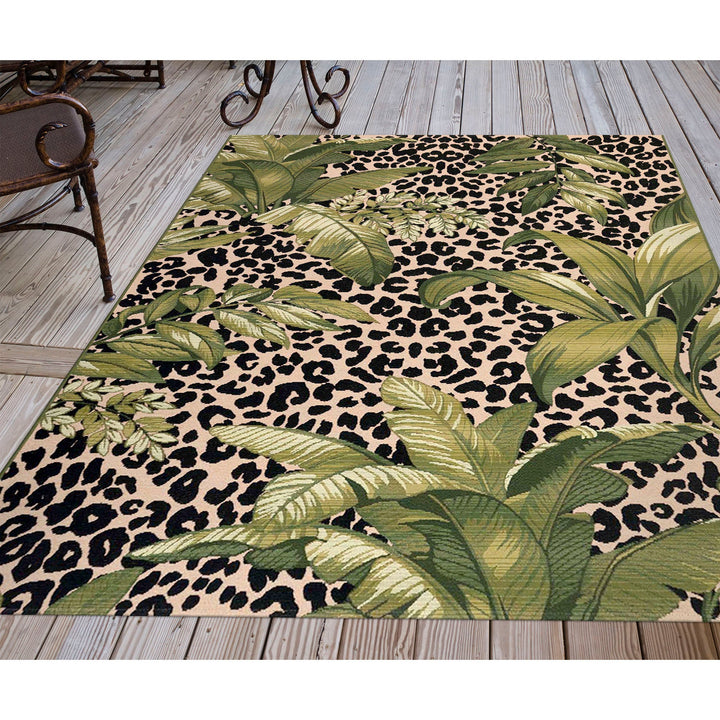 Liora Manne Marina Safari Indoor/Outdoor Rug | Green - RSH Decor