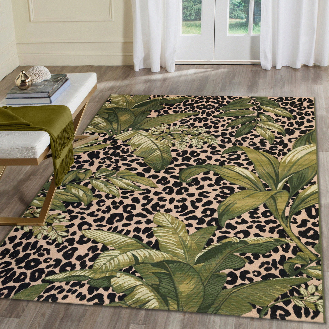 Liora Manne Marina Safari Indoor/Outdoor Rug | Green - RSH Decor