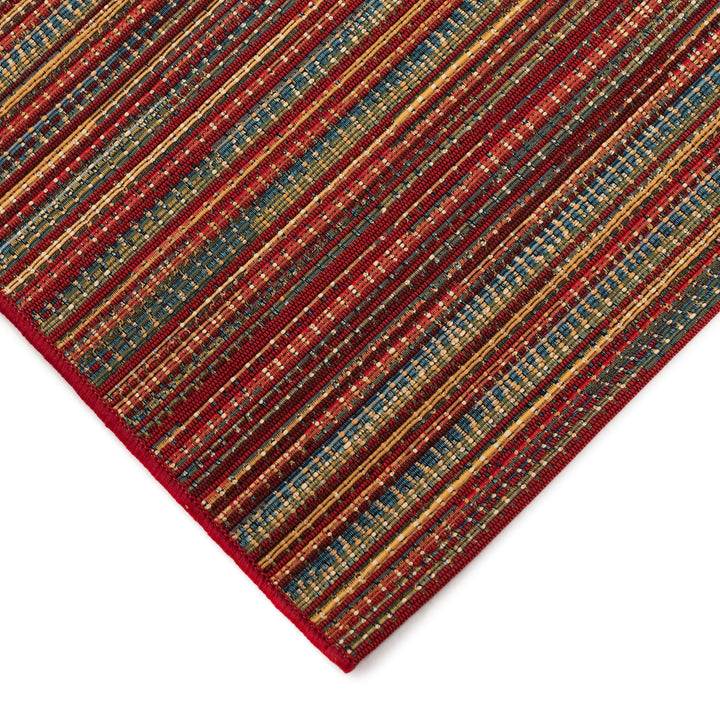 Liora Manne Marina Stripes Indoor/Outdoor Rug | Saffron - RSH Decor