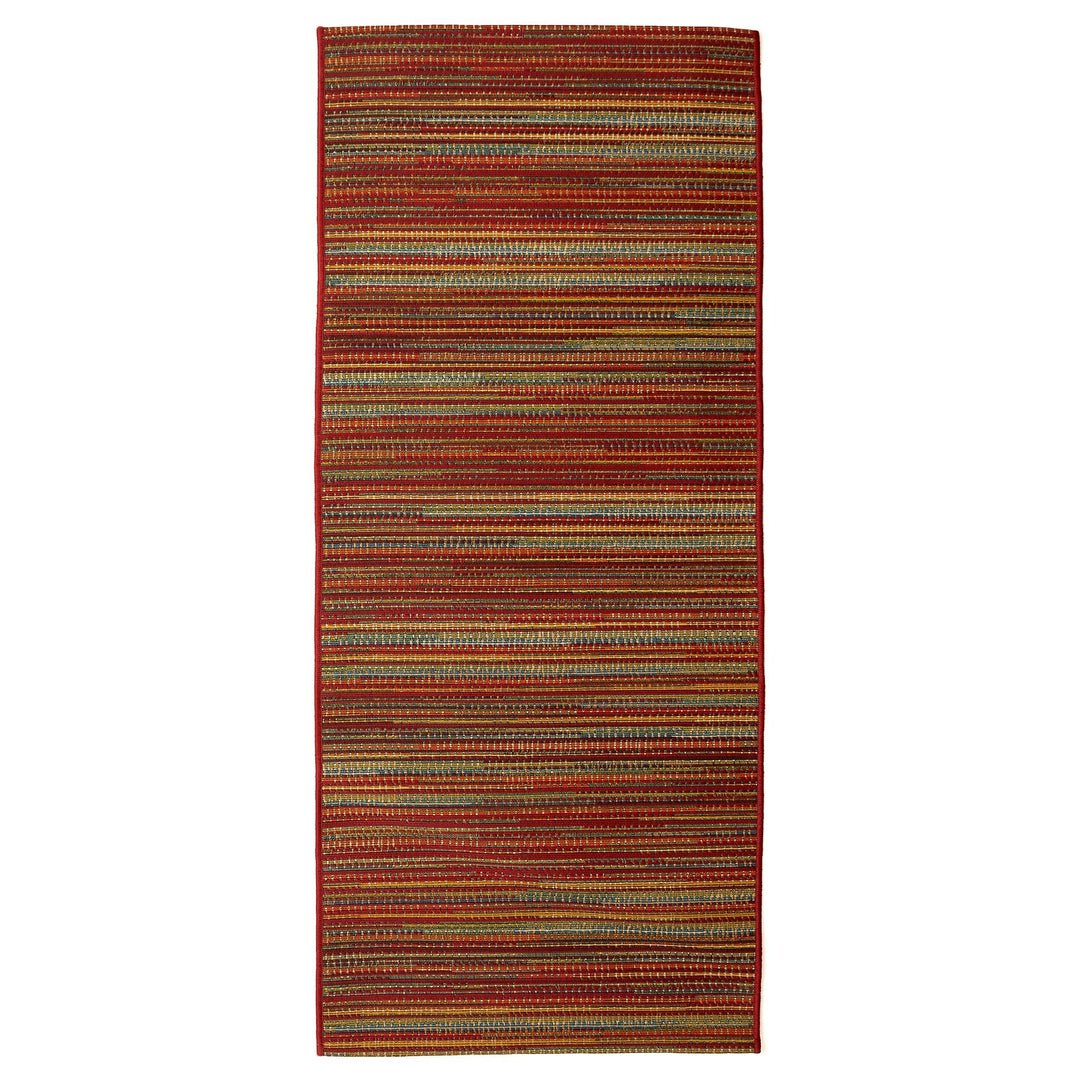 Liora Manne Marina Stripes Indoor/Outdoor Rug | Saffron - RSH Decor