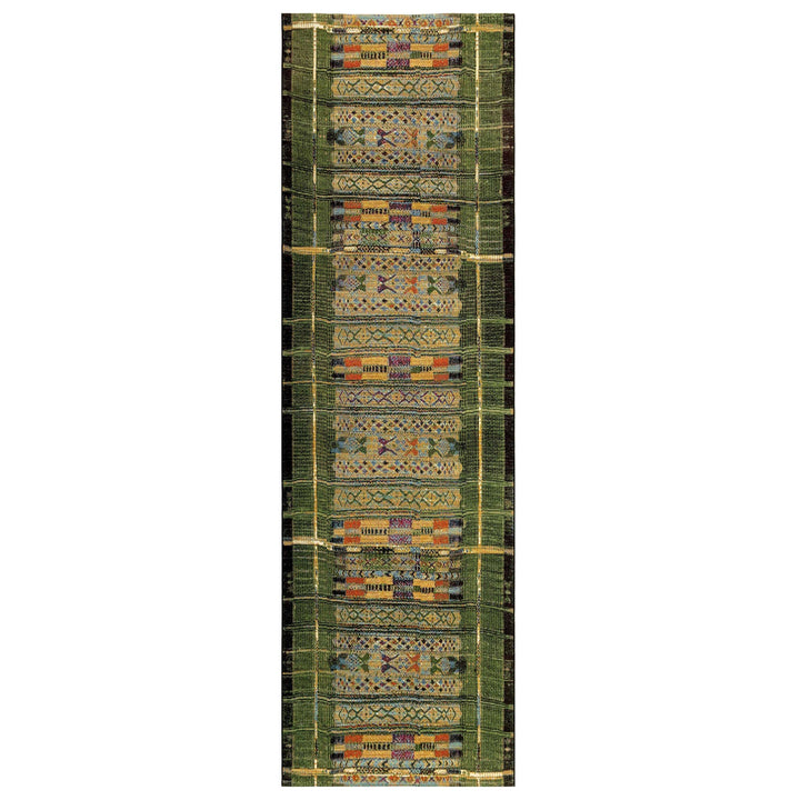 Liora Manne Marina Tribal Stripe Indoor/Outdoor Rug | Green - RSH Decor