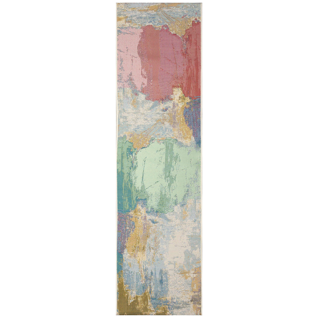 Liora Manne Marina Watercolor Indoor/Outdoor Rug | Pastel - RSH Decor