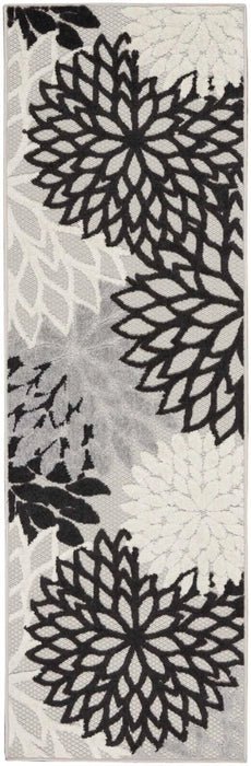 Nourison Rug Aloha ALH05 Black White Area Rug - RSH Decor