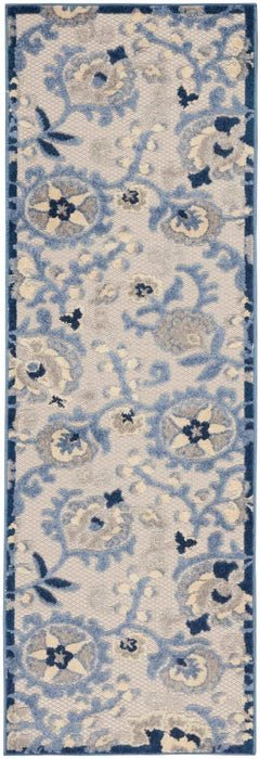 Nourison Rugs Aloha ALH17 Blue Grey Area Rug - RSH Decor