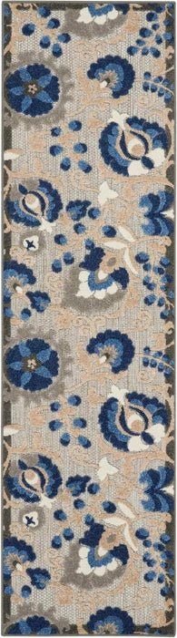 Nourison Rugs Aloha ALH17 Natural Blue Area Rug - RSH Decor