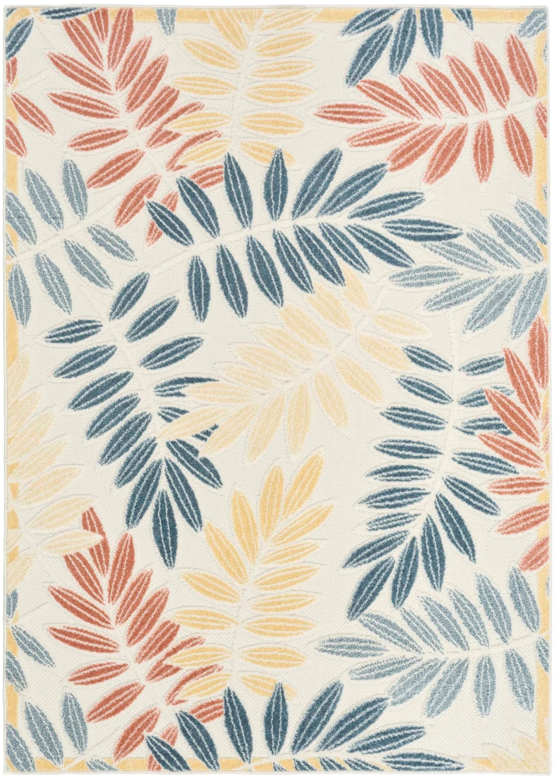 Nourison Rugs Aloha ALH18 Ivory Blue Area Rug - RSH Decor