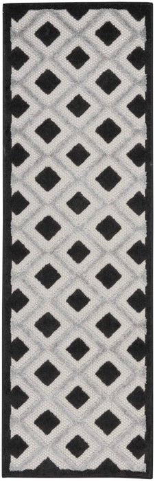 Nourison Rugs Aloha ALH26 Black and White Area Rug - RSH Decor