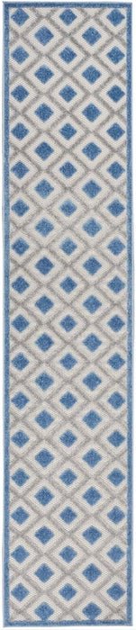 Nourison Rugs Aloha ALH26 Blue Grey Area Rug - RSH Decor