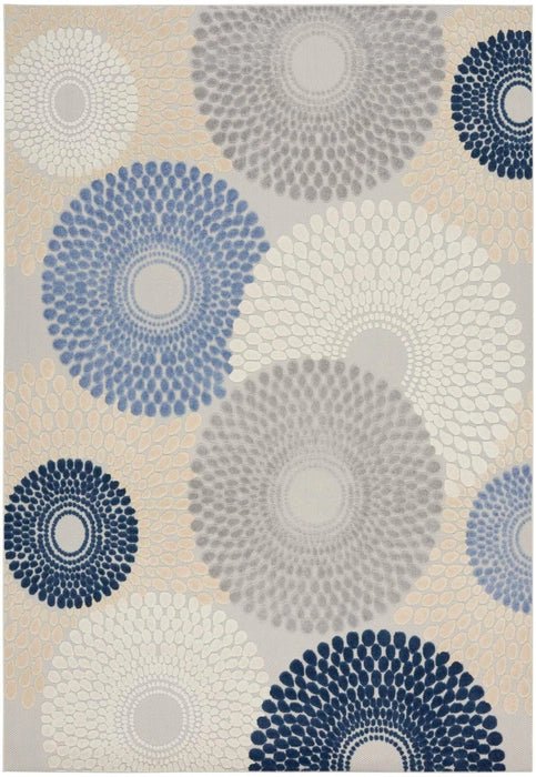 Nourison Rugs Aloha ALH29 Blue Grey Area Rug - RSH Decor