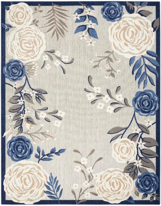 Nourison Rugs Aloha ALH32 Blue Grey Area Rug - RSH Decor