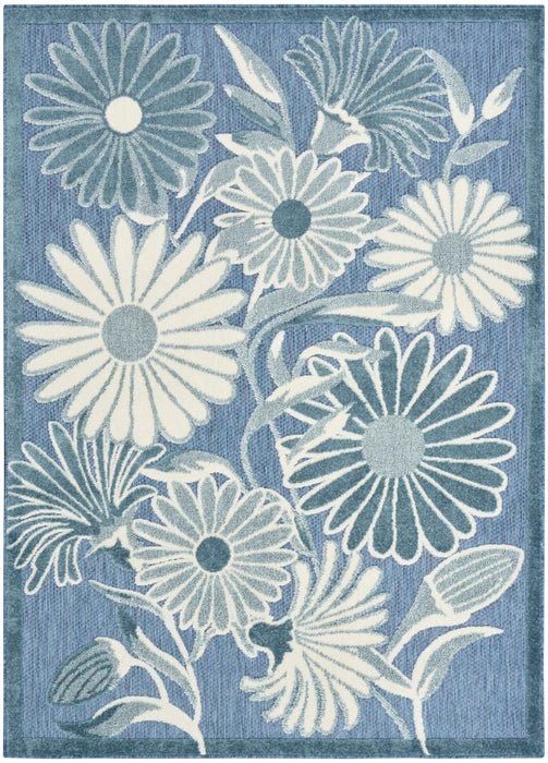 Nourison Rugs Aloha ALH33 Blue Area Rug - RSH Decor