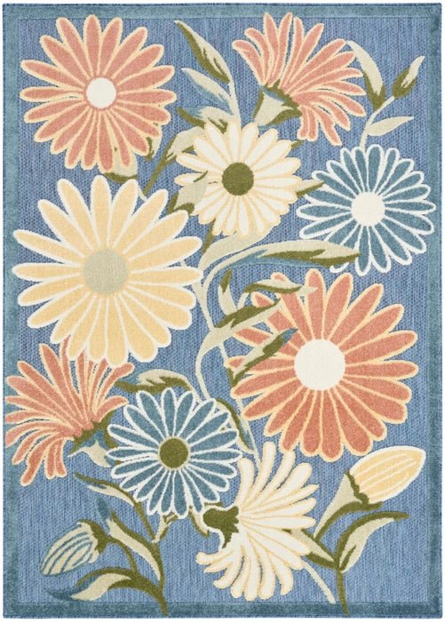 Nourison Rugs Aloha ALH33 Blue Sage Area Rug - RSH Decor
