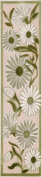 Nourison Rugs Aloha ALH33 Ivory Green Area Rug - RSH Decor