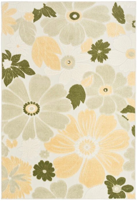 Nourison Rugs Aloha ALH42 Ivory Green Area Rug - RSH Decor