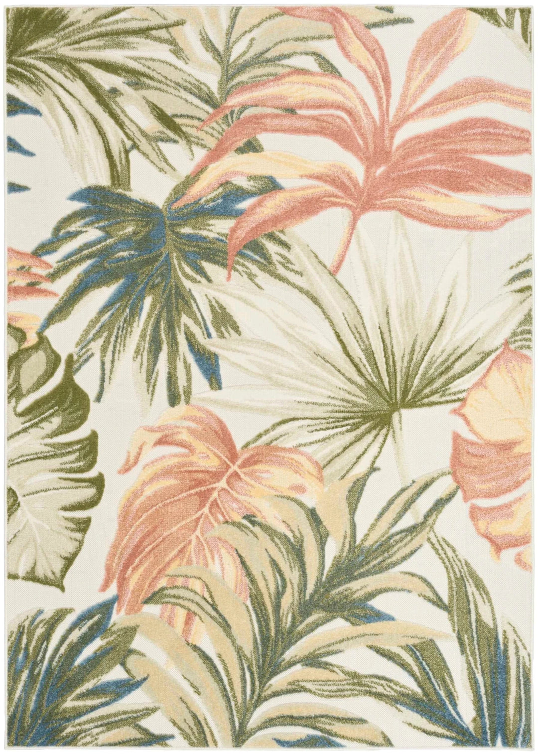 Nourison Rugs Aloha ALH43 Ivory Green Area Rug - RSH Decor