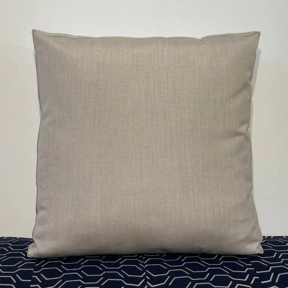 Oblique Studio Sunbrella Hero Solid Square Pillow in Flax - RSH Decor