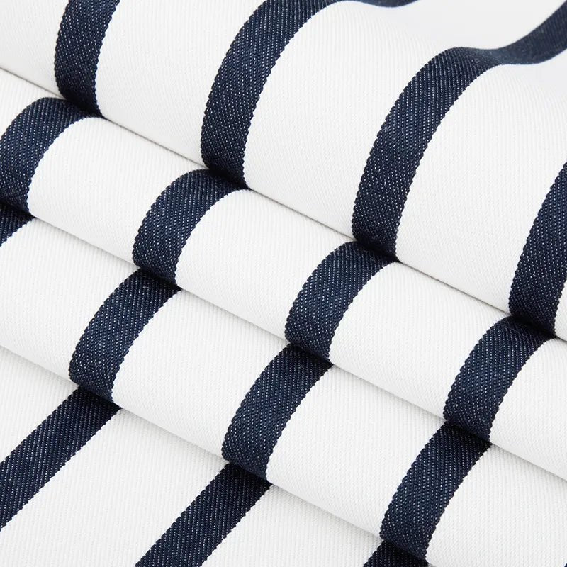 Oblique Studio Sunbrella Lumbar Pillow in Lido Stripe - RSH Decor