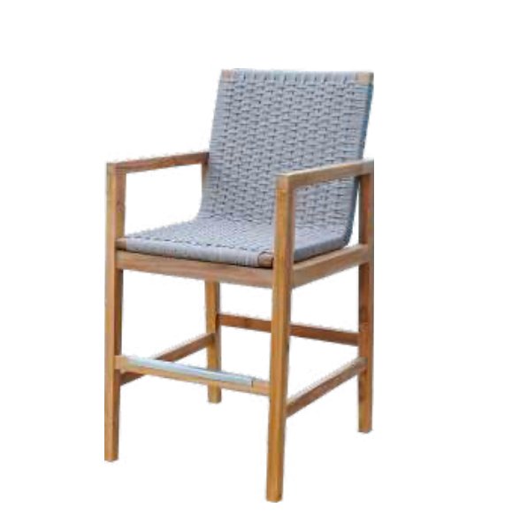 Oceanside Teak Counter Chair | Phisco Outdoor - RSH Decor