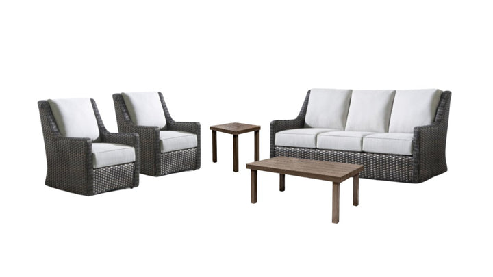 Oconee II Sofa and Club Chairs Set | Phisco Outdoor - RSH Decor