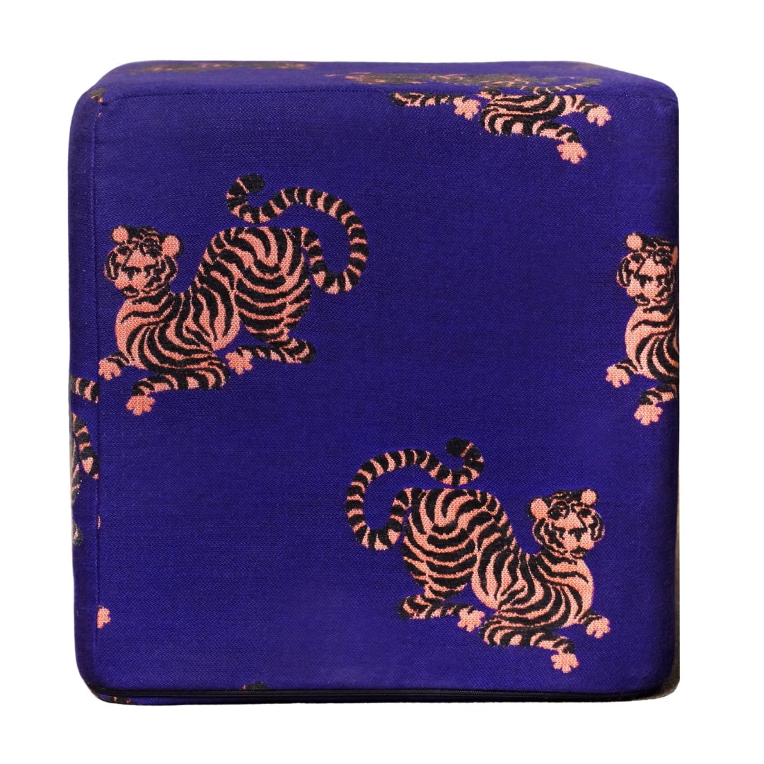 Orange & Purple Ottoman | Orange & Purple Collection - RSH Decor