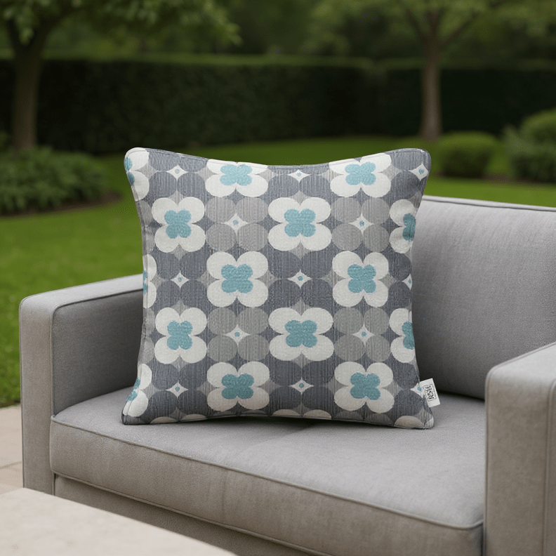 Outdura Poppy Capri Designer Square Throw Pillow - RSH Decor