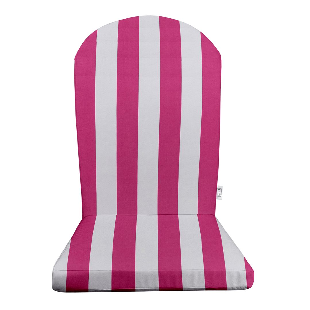 Pink Foam Adirondack Chair Cushion with All - Weather Polyester Spun Fabric - RSH Decor