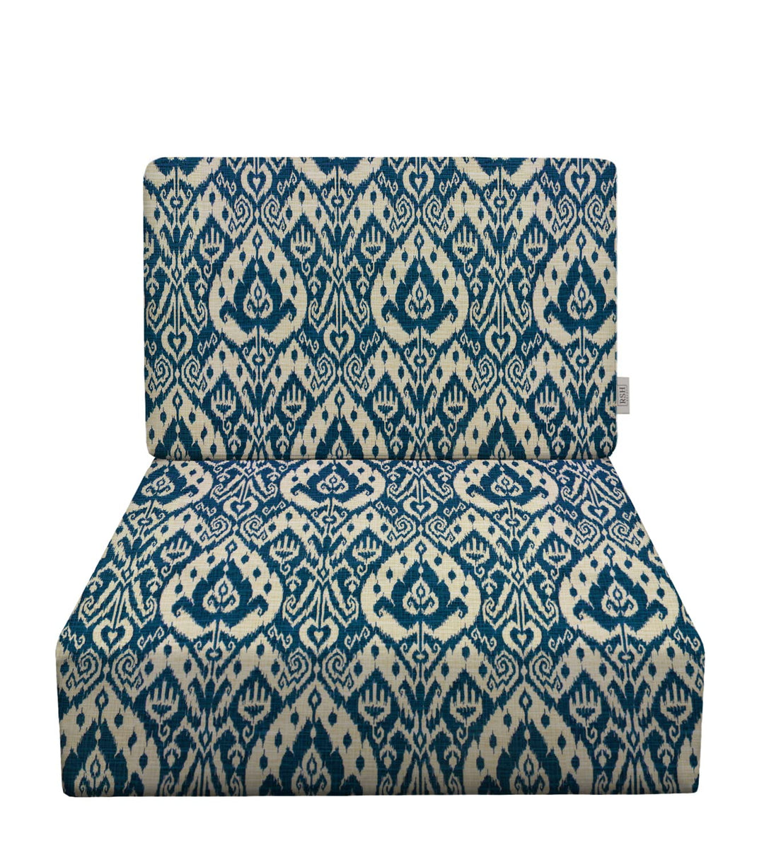 RSH Décor Indoor Outdoor Low Back Deep Seating Chair Cushion Polyester Solids (25"x25"x5" & 25"x18"x3") - Foam - RSH Decor