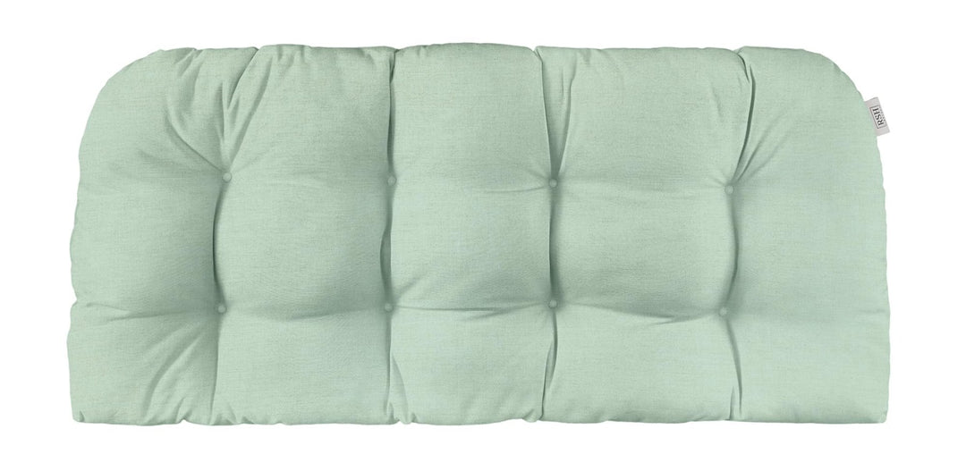RSH Décor Indoor Outdoor Wicker Loveseat Cushion Sunbrella Solids (44"x22") - Tufted - RSH Decor