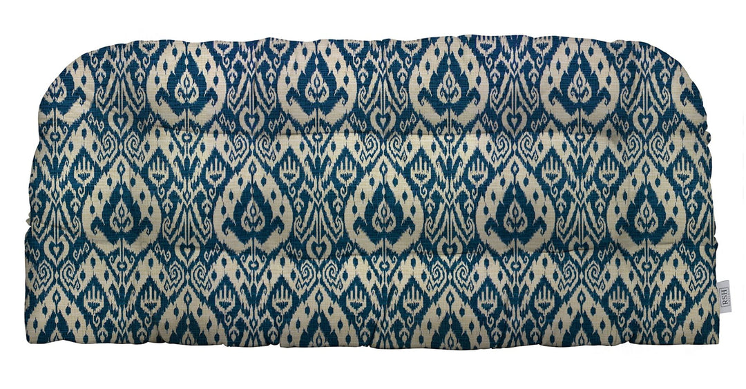 RSH Décor Indoor Outdoor Wicker Loveseat Cushions Polyester Patterns (41"x19") - Tufted - RSH Decor