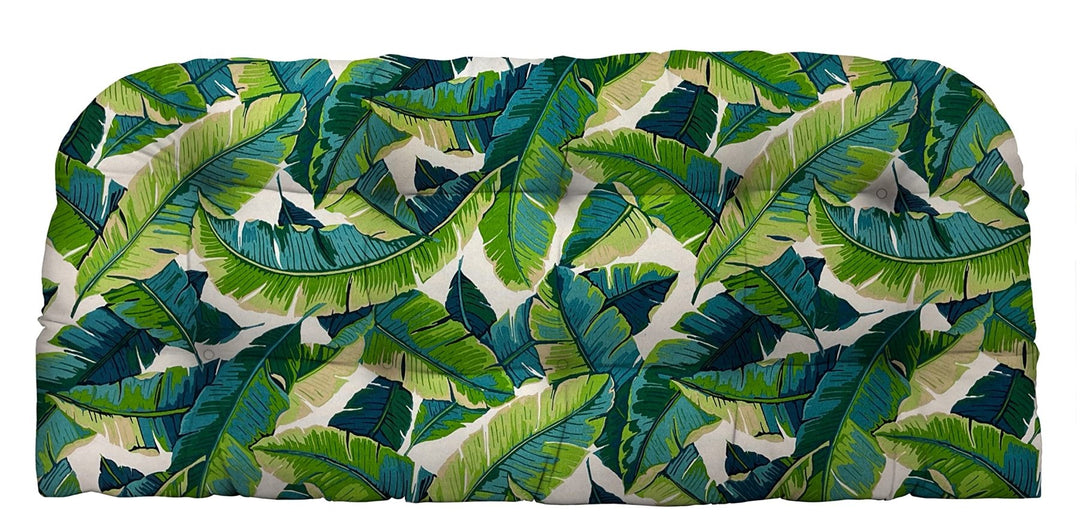 RSH Décor Indoor Outdoor Wicker Loveseat Cushions Polyester Patterns (44"x22") - Tufted - RSH Decor