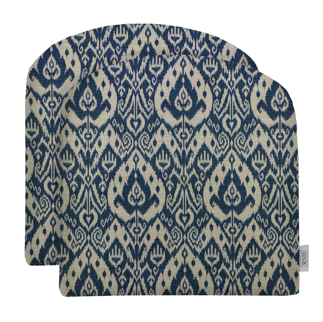 RSH Décor Set of 2 Indoor Outdoor Wicker U - Shape Cushions Polyester Patterns (19"x19") - Foam - RSH Decor