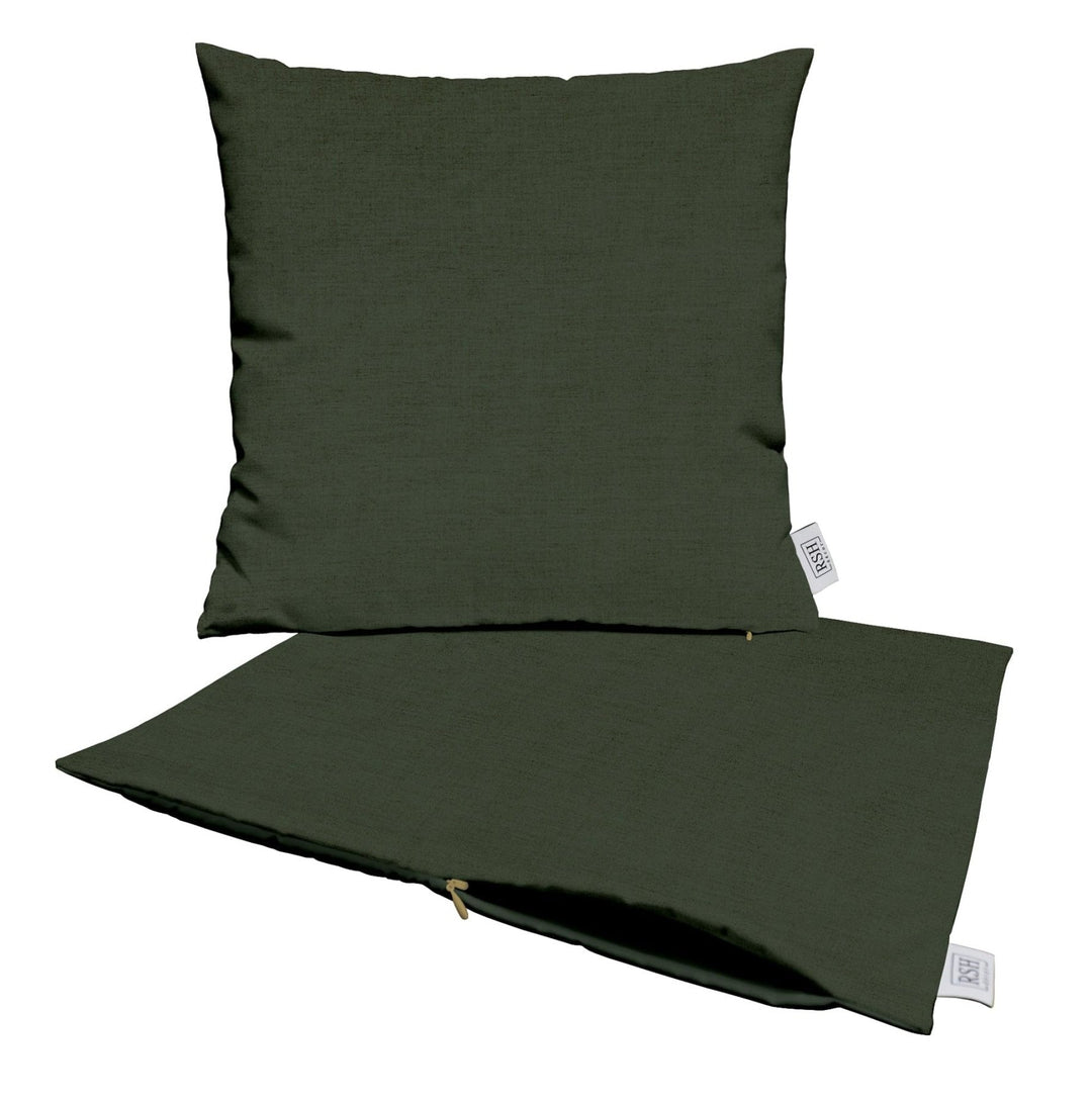 RSH DECOR: Sunbrella Play Square Pillow Covers Set of 2 | Covers Only - 17" x 17" | Outdoor Pillow Covers Crafted with Sunbrella Performance Fabric | Play Jungle - RSH Decor