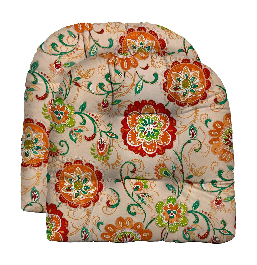 RSH DECOR Ushape Poly Pattern Tufted… - RSH Decor