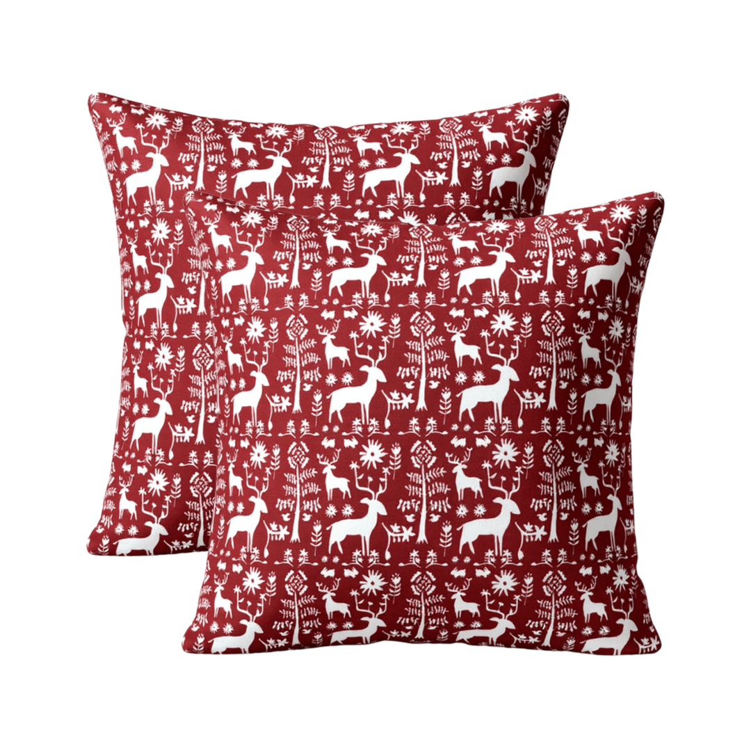 Set of 2 17" x 17" Holiday Square Throw Pillows - RSH Decor