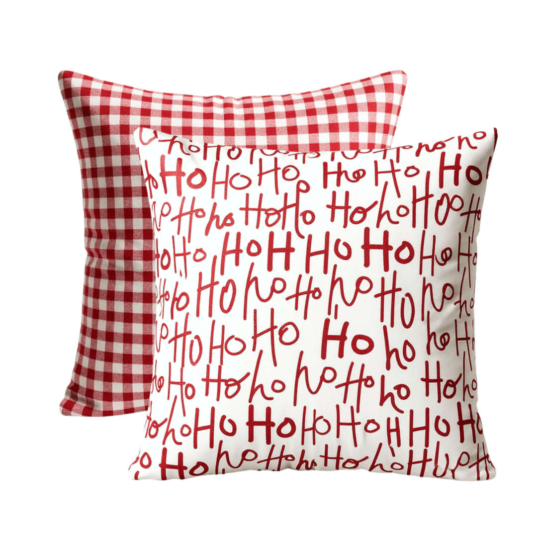 Set of 2 Mixed 17" x 17" Holiday Square Throw Pillows - RSH Decor