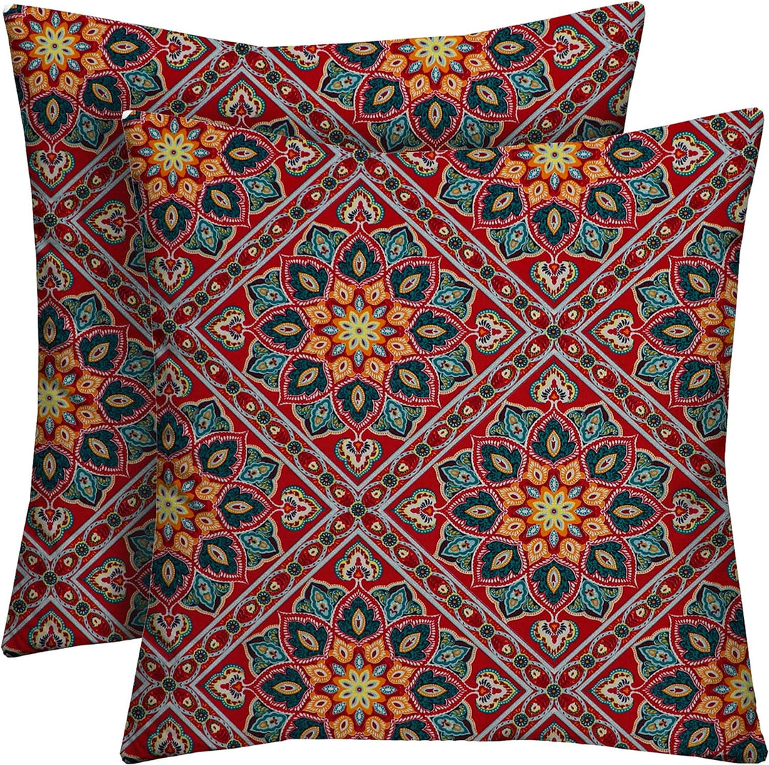 Set of 2 or 4 Throw Pillows | Square 17" x 17" | Medlo Sonoma | SUMMER FLASH SALE - RSH Decor