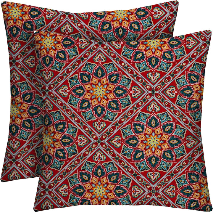 Set of 2 or 4 Throw Pillows | Square 17" x 17" | Medlo Sonoma | SUMMER FLASH SALE - RSH Decor