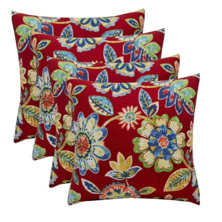 Set of 2 or 4 Throw Pillows | Square 20"x20" | Daelyn Cherry | SUMMER FLASH SALE - RSH Decor